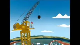 The simpsons ride - Scene 1 (Jan 2008-December 2007 leak) - Animatics