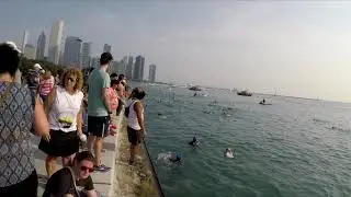 Chicago Triathlon Swim Start- 2018