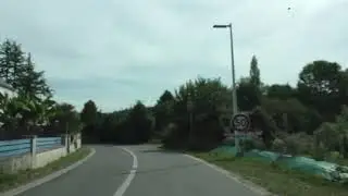 Driving On The D28 From 22160 Callac To 22160 Ty Bourg, Brittany, France 28th August 2022