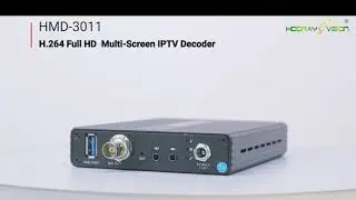 HMD 3011 H 264 Full HD  Multi Screen IPTV Decoder