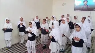 Little Girls Practicing and Learning Myself and Introduction - N Habib Foundation