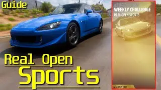 Forza Horizon 5 Real Open Sports Forzathon Weekly Challenge Guide | Series 48 Week 1 Summer