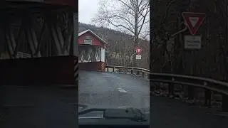 st.Mary's covered bridge in orbisona pennsylvania