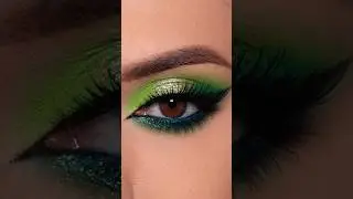 Light green eye makeup tutorial #trending #eyes #eyemakeup #video
