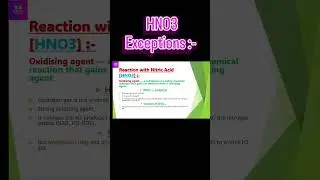 Metals and Non Metals Lecture 8 #shorts #ytshorts #sciencelecture
