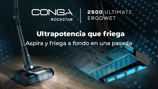 Aspirador vertical digital Conga Rockstar 2500 Ultimate ErgoWet