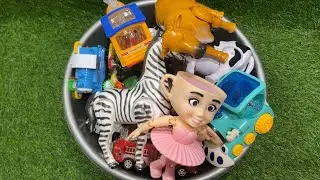 Satisfying ASMR: Unboxing a Stack of Colorful Toys, Toy Cars, Animal Toys, Brainrot, Thomas&Friends