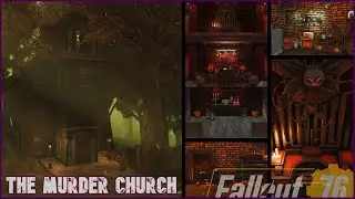 Fallout 76 *Halloween* Camp Build - The Murder Church