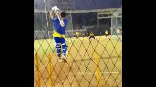 99 meter six by ms Dhoni