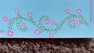 Notebook Border Design #art #flowers #drawing