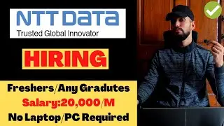 NTT Data Hiring Freshers Direct Interview With Jobseekers