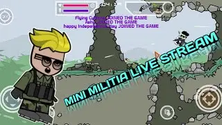 | Mini Militia Livestream | Back to Back custom rooms 💣💣 | #minimilitia