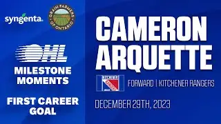 OHL Milestone | Cameron Arquette | First Career Goal