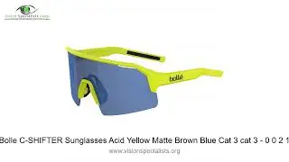 Bolle C SHIFTER Sunglasses Acid Yellow Matte Brown Blue Cat 3 cat 3   0 0 2 1