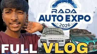 Rada auto expo raipur full vlog #autoexpo2026#vlog #bmw#be6e#thar#cars#defender#funnyvlog#raipur