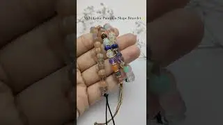 Multi Color Pumpkin Shape Bracelet #watermelon #bracelet #viral #handmade #tranding #like