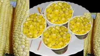 Healthy & Instant Sweet Corn Chaat |Masala Sweet Corn Recipe | Street Style Sweet Corn ZERO OIL 
