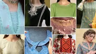 Beautiful Neck Silae Dress Design
