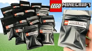 Mystery LEGO Minecraft Minifigures - 16 PACK OPENING! Custom Blind Bags