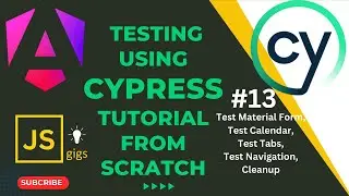Testing Angular Material Forms: Input, Calendar, Textarea, and Tabs with Cypress