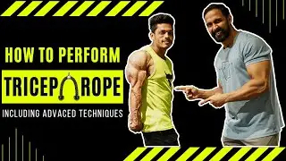 How to perform triceps rope extensions including advanced techniques