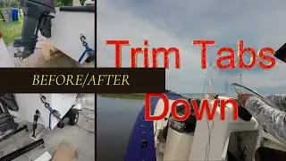 Solving stability & porpoising with Bennett's Self-Leveling Trim Tabs on a Tiny Boat! They work!