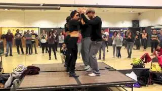 CSULB Salsa Club: Eleventh Meeting-Bachata w/ Arden Ebalo&Erika Saucillo (11-19-13)