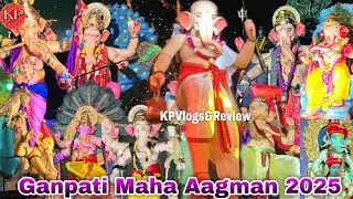 Surat Ganpati Maha Aagman 2025 | All Biggest Ganpati Murti Aagman Of Bhagal & Parvat Patia | 