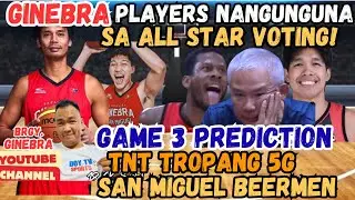 Ginebra players nanguna sa botohan | TNT vs SMB | Game 3 Prediction