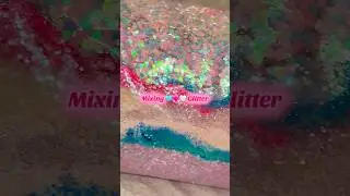 Glitter Mixing: I Hope I Don&rsquo;t Fall #slayfirecosmetics #glittergel #makeup #bodyglitter