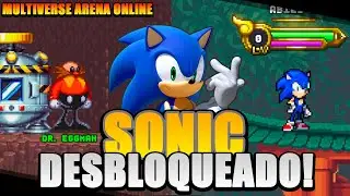 Como DESBLOQUEAR o SONIC no MELHOR JOGO ONLINE 2D! | MULTIVERSE ARENA ONLINE
