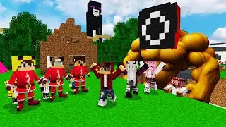 ماين كرافت لكن جيجي وكعبول وعبوسي وبابا وانا انقذنه عائلتي من الكارد العملاق 😭🔥 #فلم_ماين_كرافت