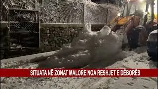 SITUATA NË ZONAT MALORE NGA RESHJET E DËBORËS
