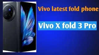 Vivo latest phone vivo X Fold 3 Pro unboxing.
