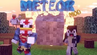 Meteor Mod: Minecraft Falling Meteor Mod Showcase!