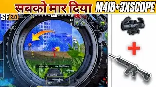 Scarfall 2.0 Gameplay Video M416 + 3X Scope Best Sensitivity Settings Gameplay SF SANDEEP 