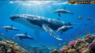 🐋 The Blue Leviathans 4K Gentle Giants of the Deep Sea Kingdom  Cinematic Documentary