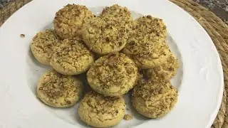 PASTANEDEN ALINMIŞ GİBİ😍-(Cevizli Tahinli Kurabiye)-Ağızda Dağılan Tahinli Kurabiye Nasıl Yapılır?