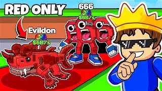 Red Only Brainrots Modded Wheel Picks My Op Brainrot In Roblox!