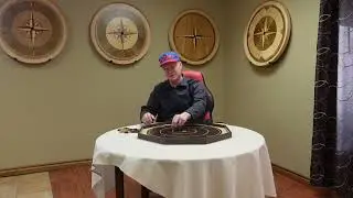 Walnut & Maple Beginner Crokinole Board - Crokinole Canada (www.crokinole.ca)