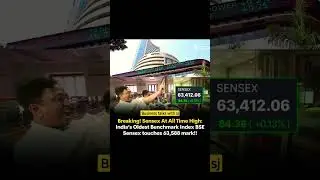 Finally  Sensex touch new life time high 🙌 🥳 #sensex #bse #nifty #sharemarket  #shorts #shortsfeed