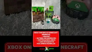 Xbox One Edi&ccedil;&atilde;o Minecraft Oficial #minecraft #minecraftshorts #xbox #xboxonex #xboxone
