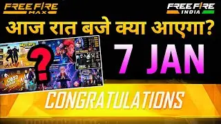 7 JANUARY 2026 🔥 Upcoming 🔥 Tonight Update 🤯 7 january tonight free fire ff new event update today