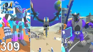 Mechangelion Robot Fighting 309: ⚡️ SUPER DUPER WEAPON! Removing All Rage Enemies Instantly!