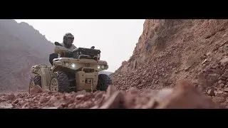 Let's follow him---photographic artist Jiang Rui, drove  ATV-Rockman into Zhongwei as an explorer.