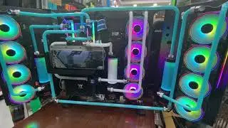 Thermaltake P7 liquid cooling system build with TT products