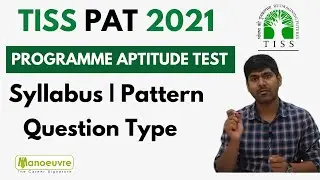TISS PAT (Programme Aptitude test) 2021 : - Syllabus | Pattern | Ques. Type | Preparation | OPI Prep