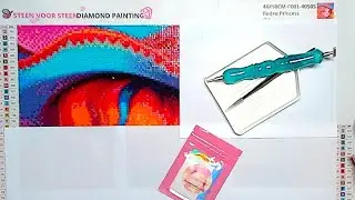 Zondagavond live Diamond Painten! Werken aan Rodeo Princess
