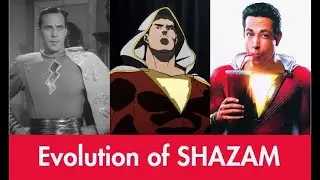 Shazam Evolution | DC comics | Shazam | then & now  | kic2u