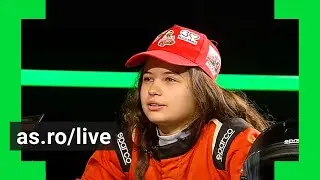Natalia Iocsak la AS.ro LIVE, partea 1. ”Am urcat la volan la 9 ani, nici nu vedeam”